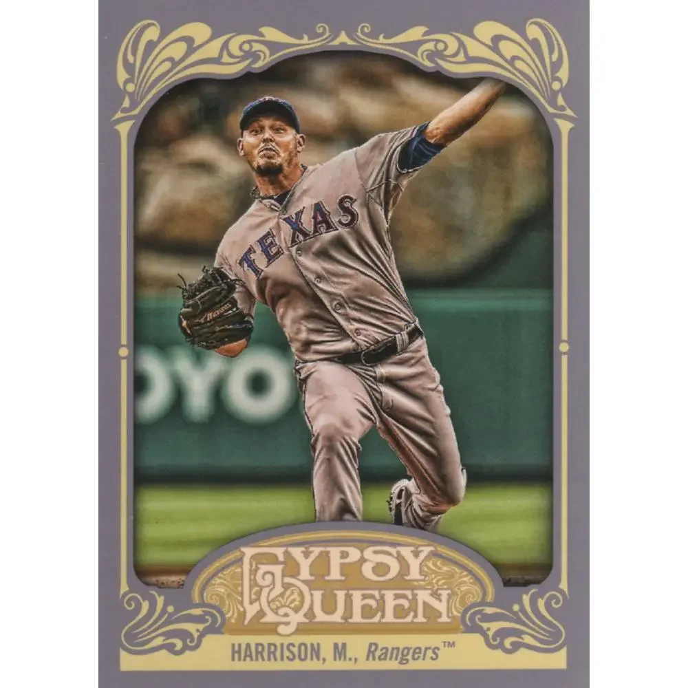2012 Topps Gypsy Queen Matt Harrison # 203 Texas Rangers